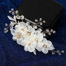 Jewelry White Flower Bridal Clips Bridesmaid Tiara Hair Combs Flower Hair Pin