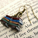 Stack of Books Earrings Stud Drop Dangle Hook Women Book Pendant Multicolo best