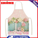 Flowerpots Kitchen Cotton Lines Apron Home Cooking Baking Bibs Coffee Shop Tools