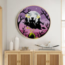 Partial Embroidery Witch Moon Cross Stitch Kits 11CT Stamped DIY Canvas Crafts
