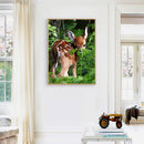 5D Diamond Painting Deer Full Round Drill Rhinestone DIY Wall Art (E1267)
