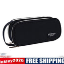 Large Capacity Pencil Case Multi-layer Canvas Pencil Pouch (6881 Black)