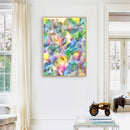 Colorful Leaves Oil Paint By Numbers Kits Canvas Picture Wall DIY Craft Color