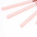 7pcs/set Wood Makeup Brush Foundation Contour Concealer Blush Pen Beige