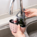Adjustable Soap Drain Rack Sink Holder Drop Hanging Bags Storage Basket