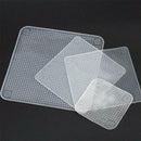 4X Set Reusable Silicon Wraps Cover Stretch and Fresh V5 2019 Kitchen Food S6X2