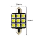 Canbus White COB Festoon Light Car LED Reading Bulbs C5W Dome Lamp For 4Pcs