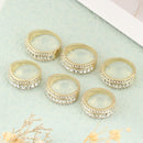 Exquisite Promise Womens Jewelry Diamond Ring Wedding Ring Christmas Gift