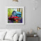 DIY Rhinestone House Car Dog Pictures Full Round Drill Diamond Painting Kit 5D