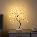 20 inch Tabletop Bonsai Tree Light, 108 LED Copper Wire Lamp (Warm White) Newly