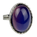 Einstellbare Oval Magic Farbwechsel Emotion GefÃ¼hl Stimmung  Ring Band Geschenk