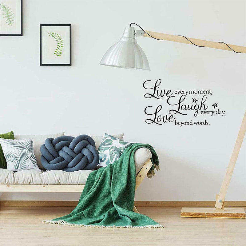 Live Laugh Love Family Home Quote Wall Stickers Art Removable Decals Room U4X1