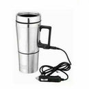 12V Cars Electric Cup Water Heater Bottle Metal Traveling Milk Coffee Tea Boiler