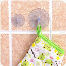 Gadget Suckers Home Bathroom 4CM Suction Cup Transparent PVC Wall Hooks Hanger