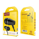 Hoco M34 Wired Earphone In Ear Headset Super Bass Headphone w/Mic (Black)