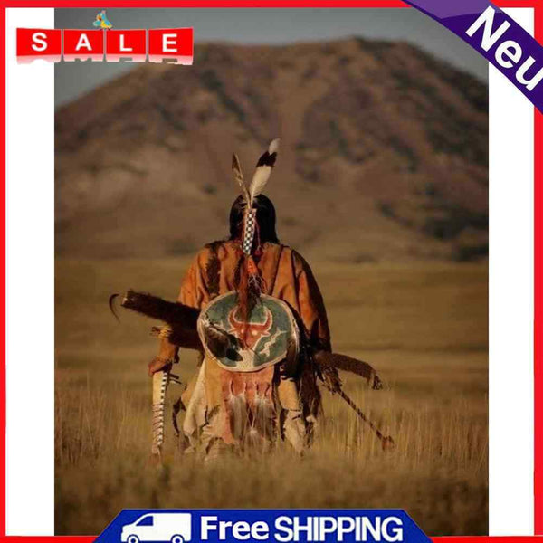 Canvas Paint By Numbers Aborigines Oil Hand Painted Drawing Kit Home Decoration