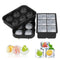 Silicone Diamond Ice Tray Set Honeycomb Square Ice Box Round Ice Hockey Bar Tool