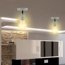 E27 Lamp Holder Retro Metal Lamp Socket 180 Rotating Wall Lights Base (D) Newly