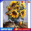 Sun Flower 40x30cm DIY Paint By Numbers Oil Painting Kit Canvas