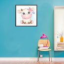 5D Full Round Diamond Painting Cartoon Animal DIY Mosaic Picture Decoration G