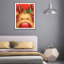 5D DIY Diamond Painting Christmas Elk Full Round Drill Mosaic Picture Kit