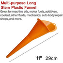 Car Long Stem Funnel Motorcycle Refueling Tools Fuel Filling Tools Funnel