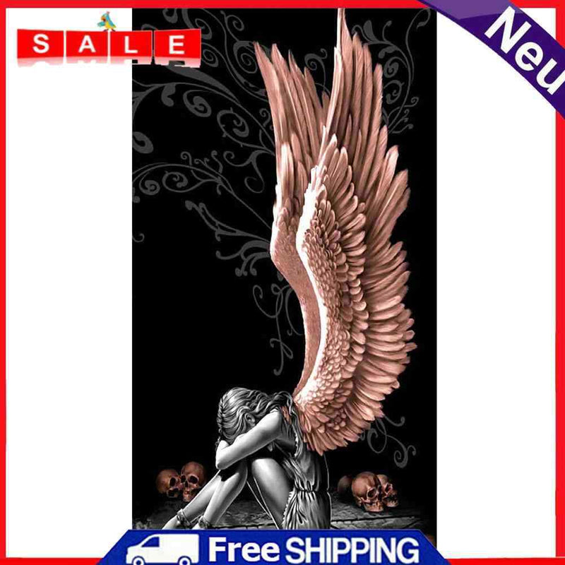 Angel Oil Paint By Numbers Kits DIY Handpainted on Canvas Wall Art Picture Craft