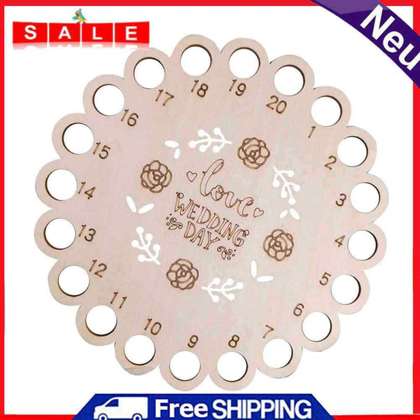 DIY Embroided Hollow Thread Board Wooden Household Cross Stitch Needle Board