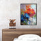 Oil Paint By Numbers Flower Frameless Picture Craft Kit for Home Living Room