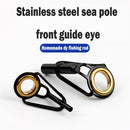 Stainless Steel Fishing Top Rod Guide Ring Fishing Pole Repair Kit (1.8mm) Newly