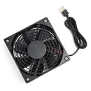 5V USB Computer Case Chassis Cooling Fan Router Set-top Box Silent Mute Cooler