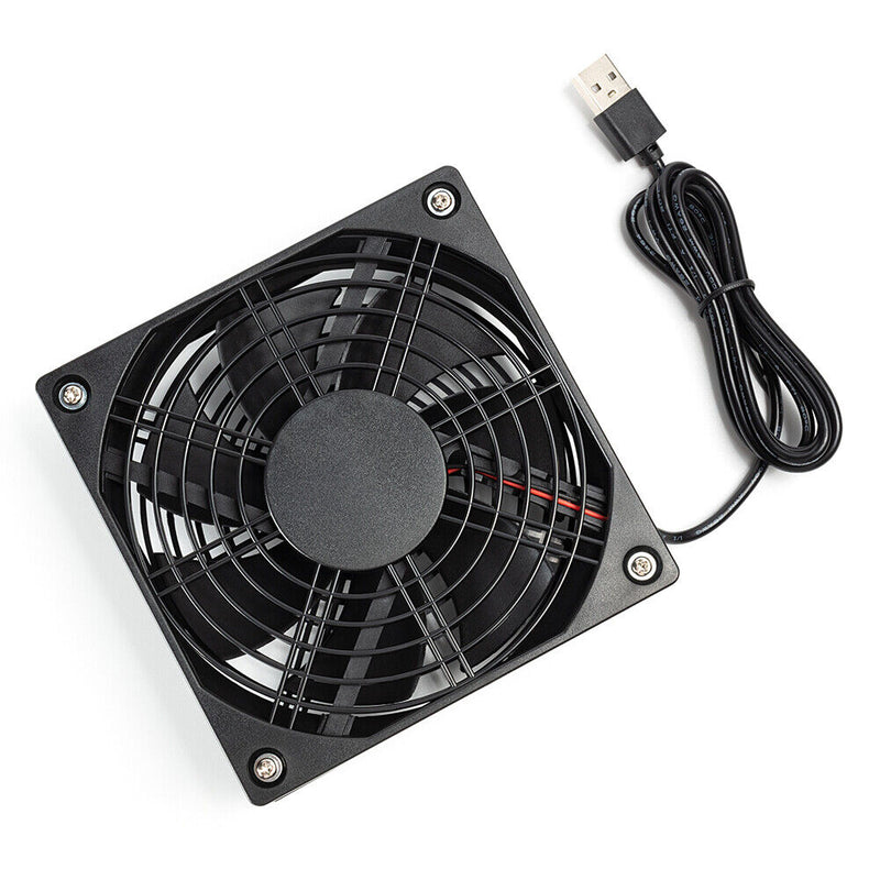5V USB Computer Case Chassis Cooling Fan Router Set-top Box Silent Mute Cooler
