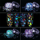 Fashion DIY Art Nail Glitter Fluorescent Sequins Manicure Decor Glass Paper