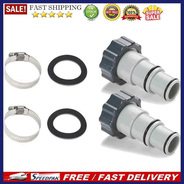 Replacement Hose Adapter Kits with Collar for Intex Threaded Connection Pum