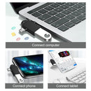 2 in 1 OTG Adapter High Speed USB3.0 to Type C Micro USB Male Charging Converter