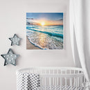 11CT Beach Counted Embroidery DIY Full Cross Stitch Cotton Thread Wall Art