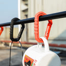 5pcs Outdoor Carabiner D Shape Mountaineering Buckle Hook Climbing Equipment