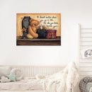 Full Cross Stitch Bear Gift Kit Cotton 3 Strands Stamped DIY Artwork Home Decor
