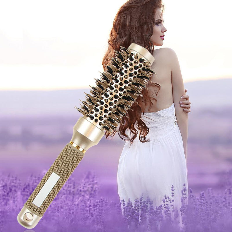 Pro Hair Dressing Brush Ceramic Iron Round Comb Magic Styling Combs (32mm) Newly