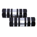 2pcs BMX Mountain MTB Bike Bicycle Alloy Axle Pedals Foot Stunt Pegs Black