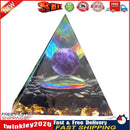 5cm Orgonite Pyramid Heal Reiki Orgone Energy Generator Crystal Stone (H) Newly