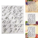 Alphabet Cake Stamp Tool Mold Cookie Cutter Embosser T5R0 Set Fondant Tool X1B3