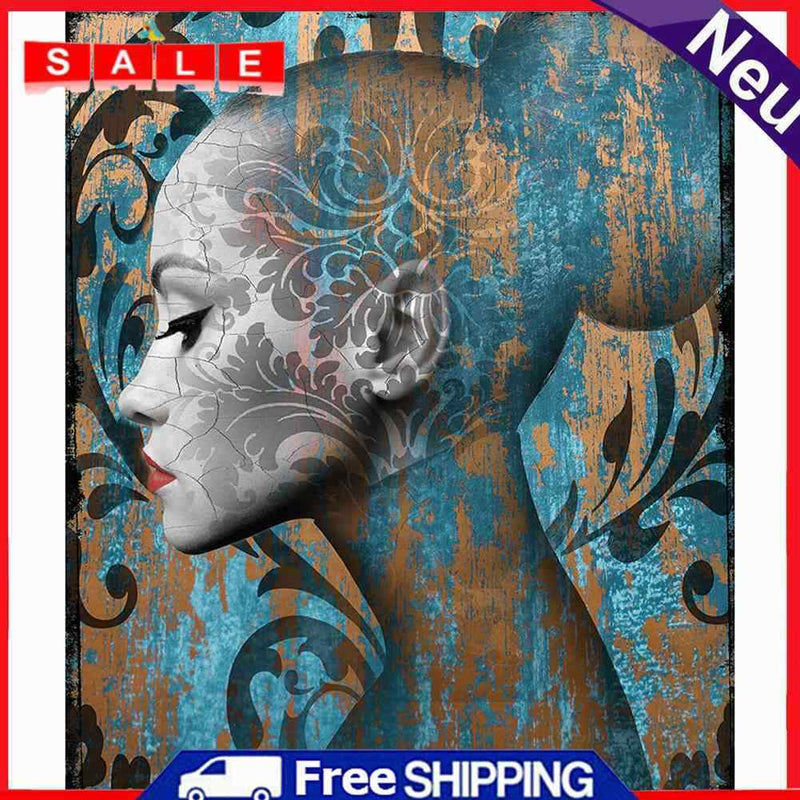 Abstract Woman Oil Paint By Numbers Kits Coloring Drawing for Adults Children