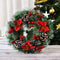 Exquisite Garland Decorative Wreath Door Hanging Christmas Tree Decor (C) Newly