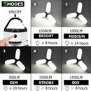 Flashlight Torch Super Bright Power Bank Tent Lamp Camping Light Night Light