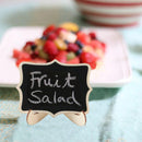 20pcs Mini Blackboard Wooden Wedding Table Message Signs Chalkboard with St