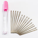 Big Eye Hand Sewing Needles Stainless Steel Embroidery Stitching Kit with Bot