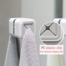 Punch Free Towel Holder Storage Hooks Washing Cloth Rag Hook Sucker Wall Rack