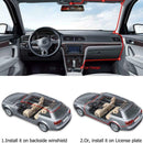 10" 1080P Dual Lens Car DVR Dash Cam Front and Rear Video Recorder Mirror D4B7