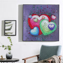 5D DIY Special-shaped Diamond Painting Cross Stitch Embroidery (H030 Heart)
